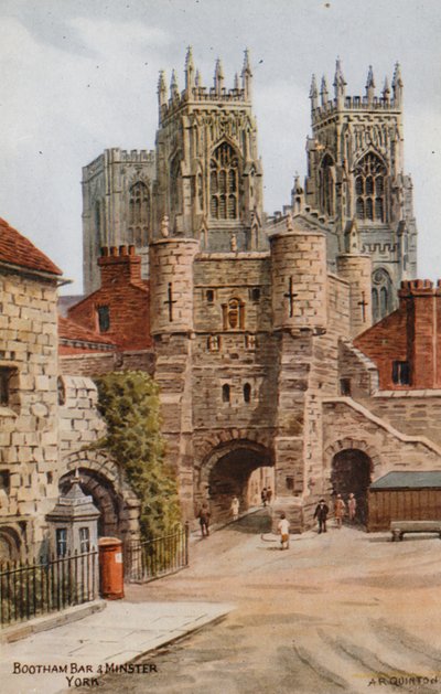 Bootham Bar et Minster, York - Alfred Robert Quinton